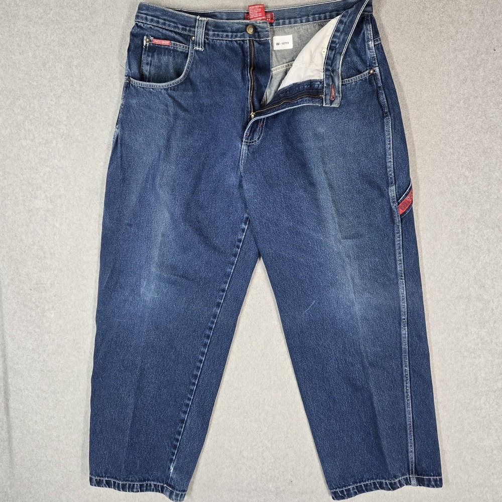 VINTAGE Paco Sport Men Jeans 36X30 Blue Denim Baggy Y2K Skater Grunge Carpenter
